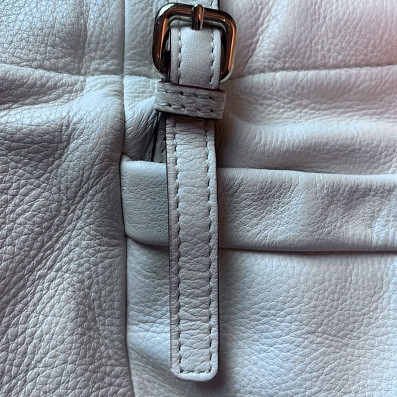 Kate Spade New York Westbury Drawstring Opus Bag, Ivory Pebbled Leather - Picture 9 of 10